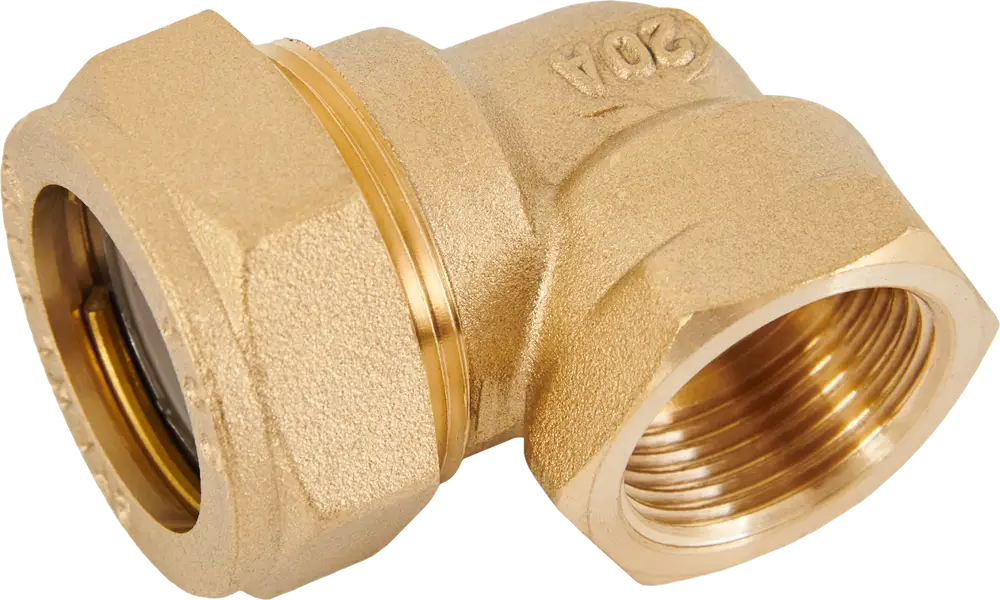 Обжимной угольник Stahlmann 90° для гофрированных труб 3/4"x20 мм 84754804