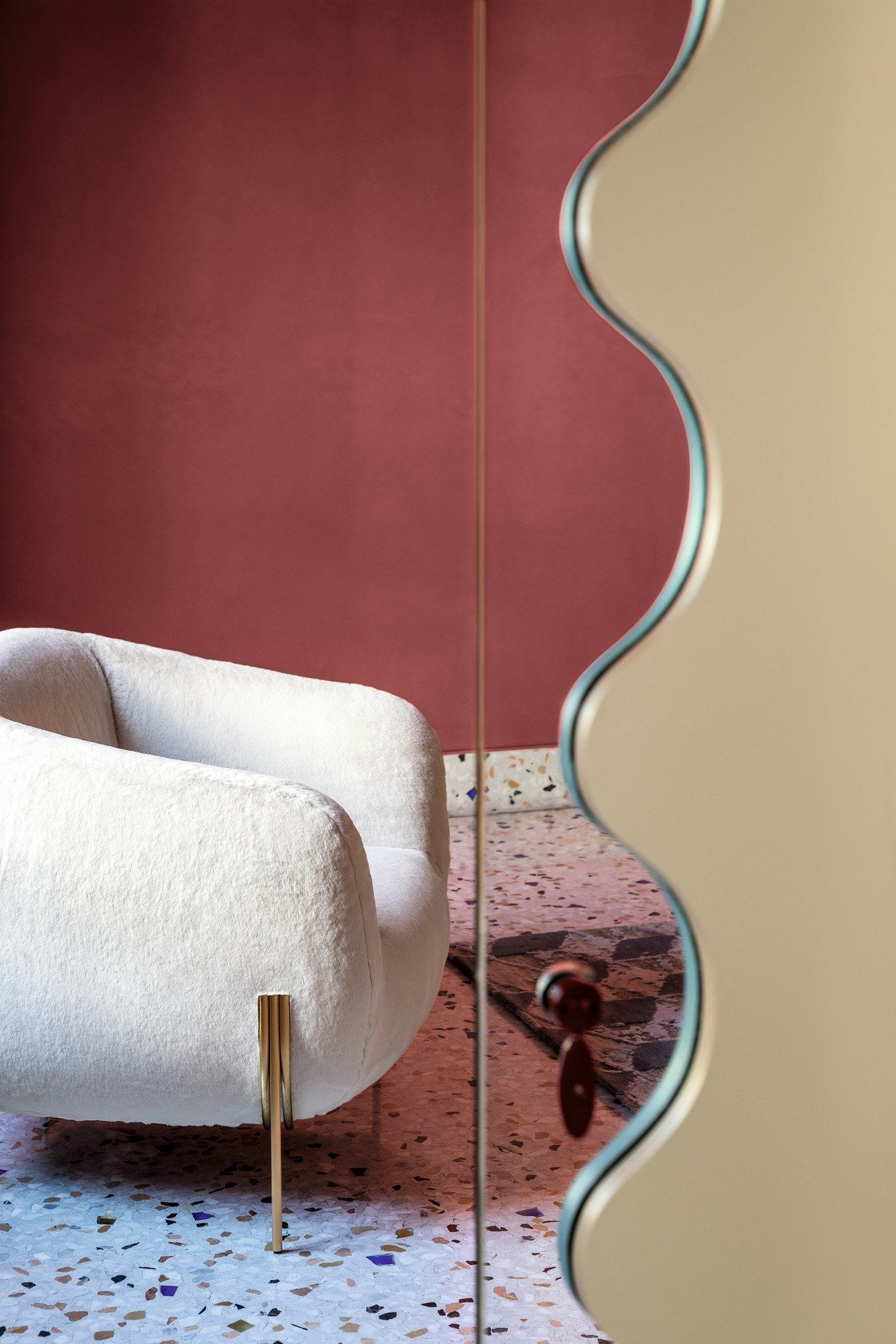 Съемное тканевое кресло с подлокотниками Saba Italia ARCH-00024431 - Вид №9