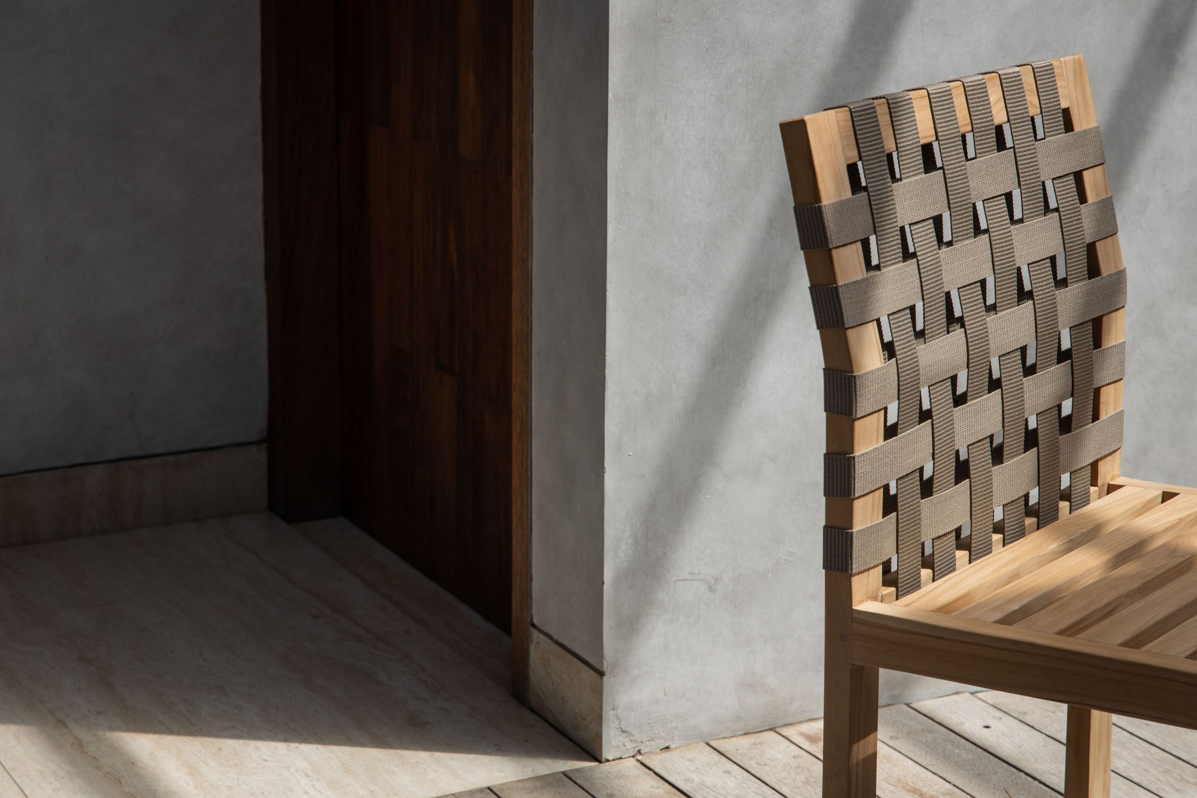 Стул для сада из тикового дерева cbdesign Ocean ARCH-00047248 - Вид №1