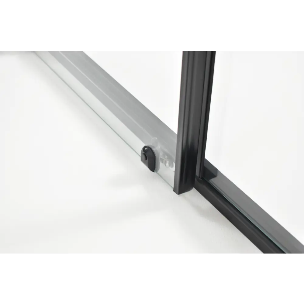 Душевая ширма Метакам Apart Black квадратная 90x90x185см цвет профиля черный раздвижная стекло 4мм прозрачное STLM-2206302 - Вид №19