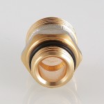 VTr.580.NEI.040E Ниппель для коллекторного блока, под расходомер Valtec 1/2 х 3/4", "евроконус"  - Вид №2