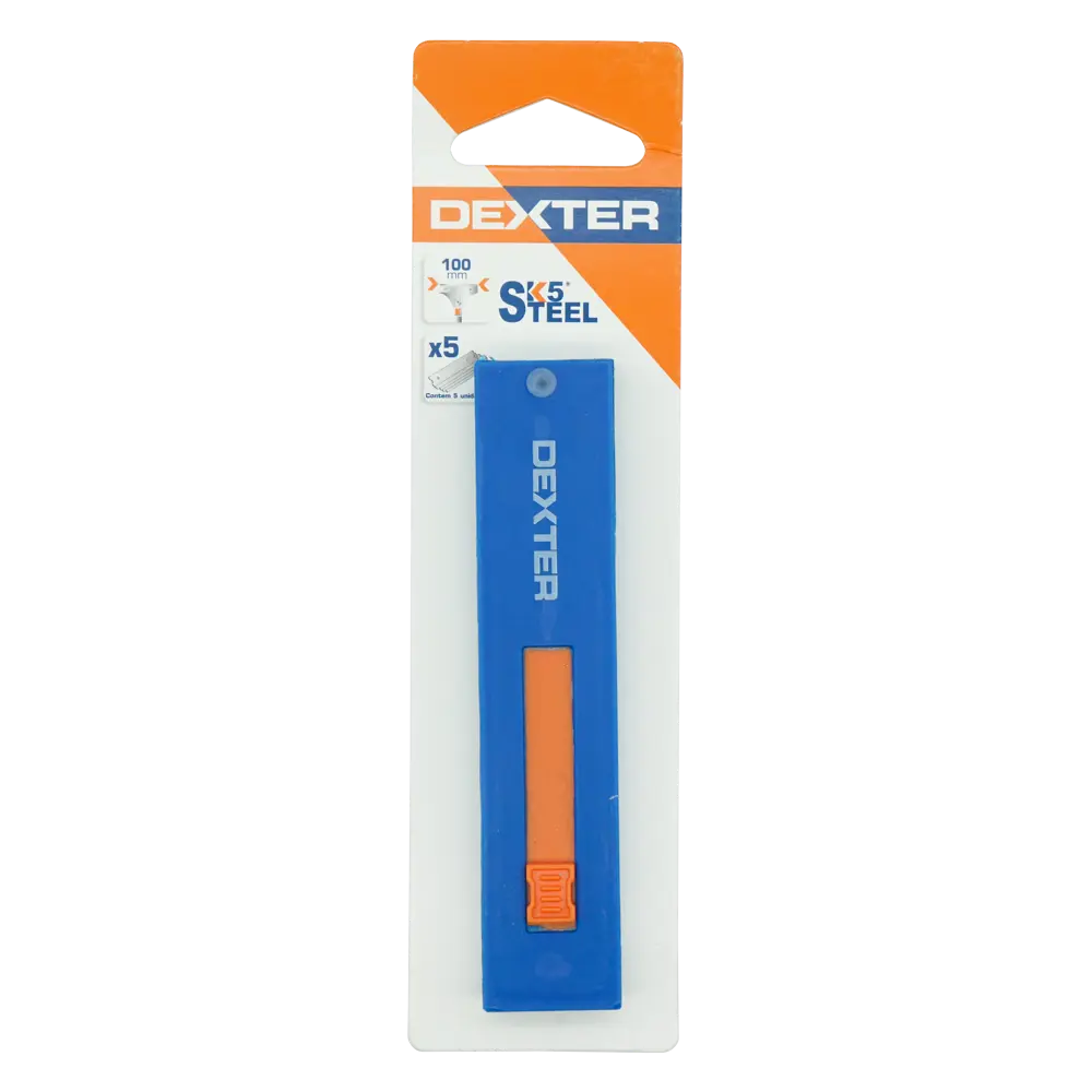 Лезвия Dexter для скребка 100 мм, 5 шт — профессиональная очистка поверхностей 83684274 STLM-0043423 - Вид №1