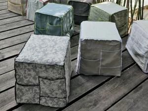 Gruppo Tomasella Квадратный пуф с подкладкой