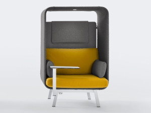 Ткань акустическое офисное кресло с журнальным столиком