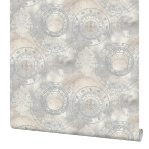 Обои флизелиновые Palitra Home Zodiac серые 1.06 м HC71450-14