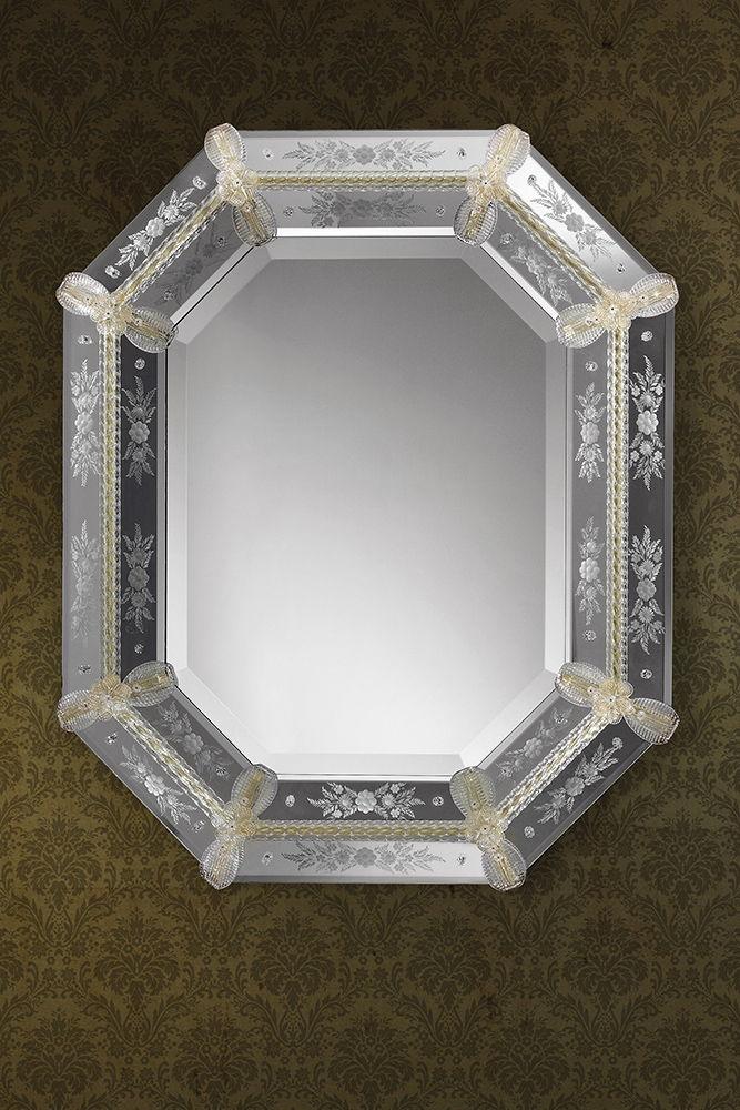 850 ORIGINALMURANOGLASS Венецианское зеркало Contarini - муранское стекло OMG  см  - Вид №1