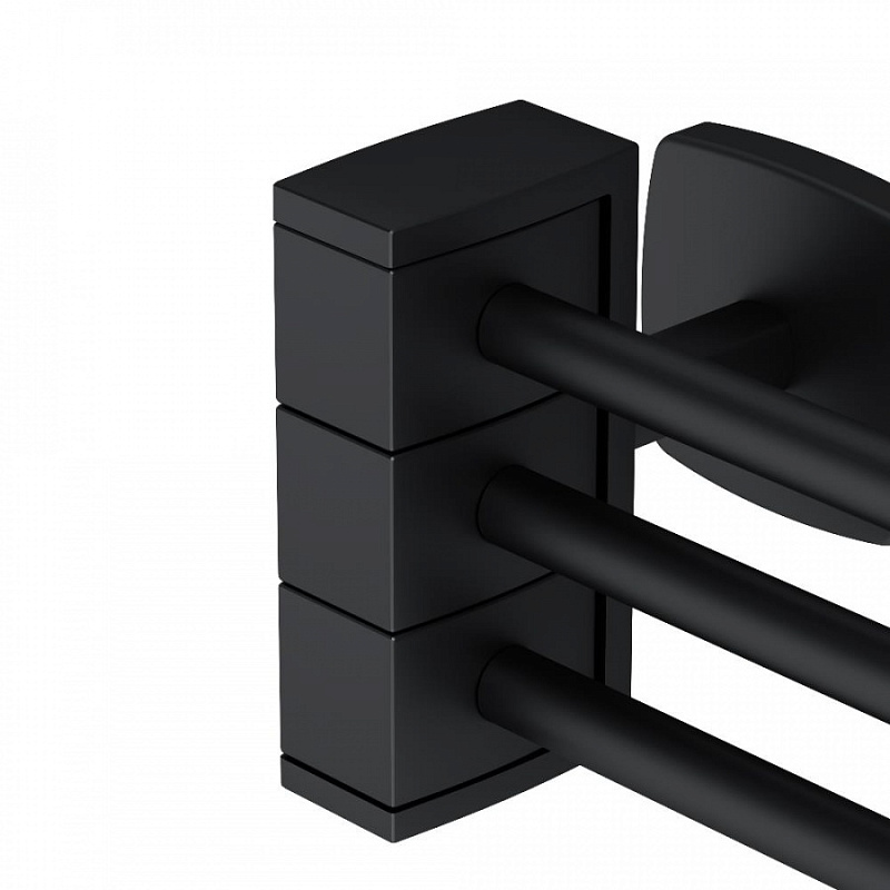 A9032722 Тройная вешалка-вертушка для полотенец черная AM.PM Gem - Вид №4