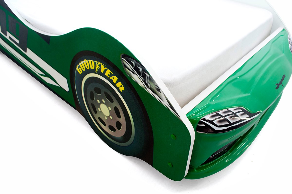 Детская кровать-машина зеленая "Супра" БЕЛЬМАРКО  00-3873174 Зеленый Santreyd  - Вид №6