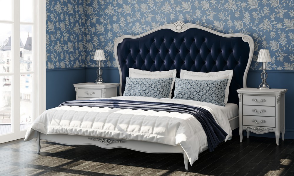 Прикроватная тумбочка с 3 ящиками серо-бежевая с серебром Atelier Home KREIND ATELIER HOME 00-3879932 Разноцветный;бежевый;серый Santreyd  - Вид №2