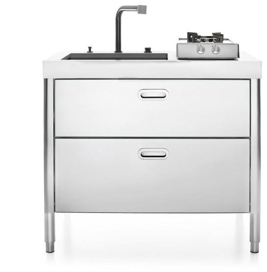 ALPES-INOX Кухонный гарнитур для мытья и готовки из нержавеющей стали Liberi in cucina sun-id-1475138 - Вид №2