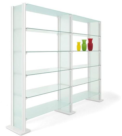 Diemmebi Модульный открытый книжный шкаф из закаленного стекла Backup sun-id-1438097 - Вид №2
