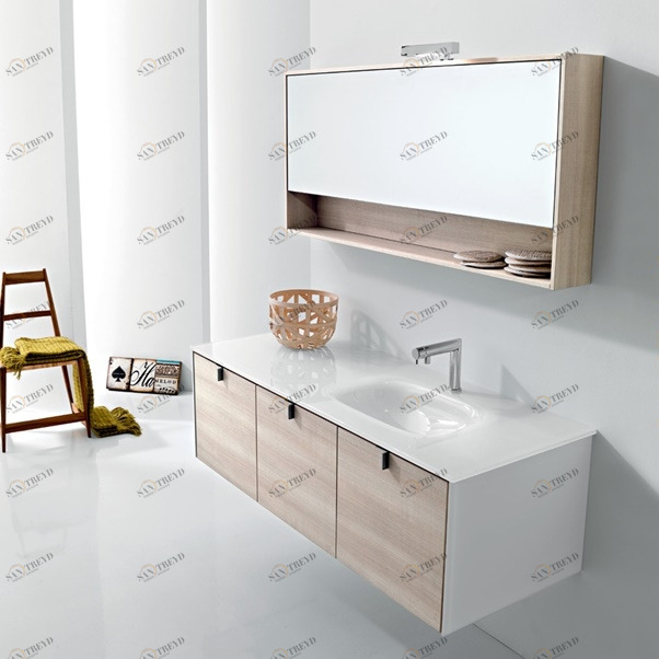 Комбинация ванной комнаты PV30 в отделке Z41 Bianco / Canaletto sbiancato MILLDUE PIVOT PIVOT30