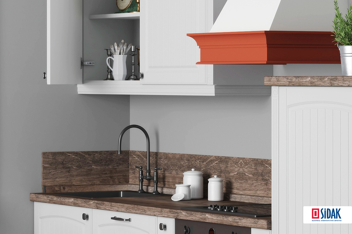 Карнизы для кухонного шкафа  «Карнизынижние» Карниз нижний №2 SIDAK SIST3489-8910 - Вид №1
