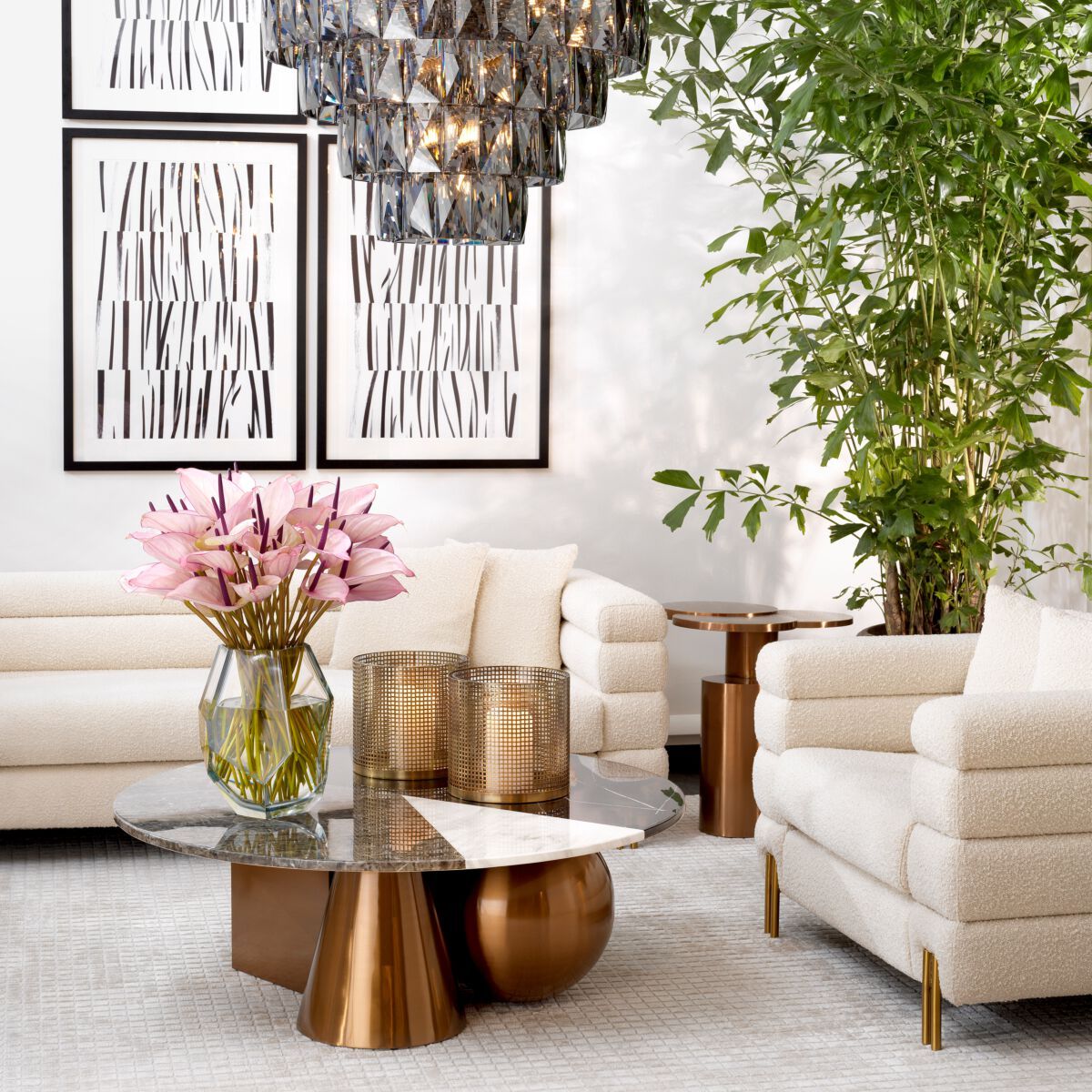 Тканевое кресло с подлокотниками Eichholtz York ARCH-00033232 - Вид №1