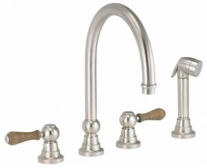 rvb Смеситель для кухни, устанавливаемой на столешнице, с вытяжным душем Flamant butler 1950.11.28-lw