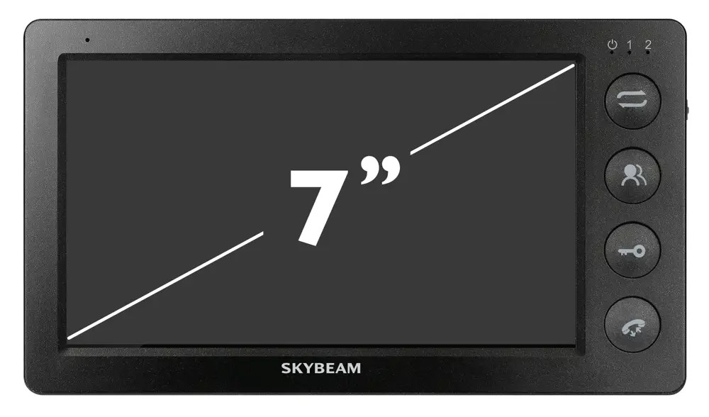 Видеодомофон SKYBEAM с 7-дюймовым экраном и функцией подключения двух камер 89337381