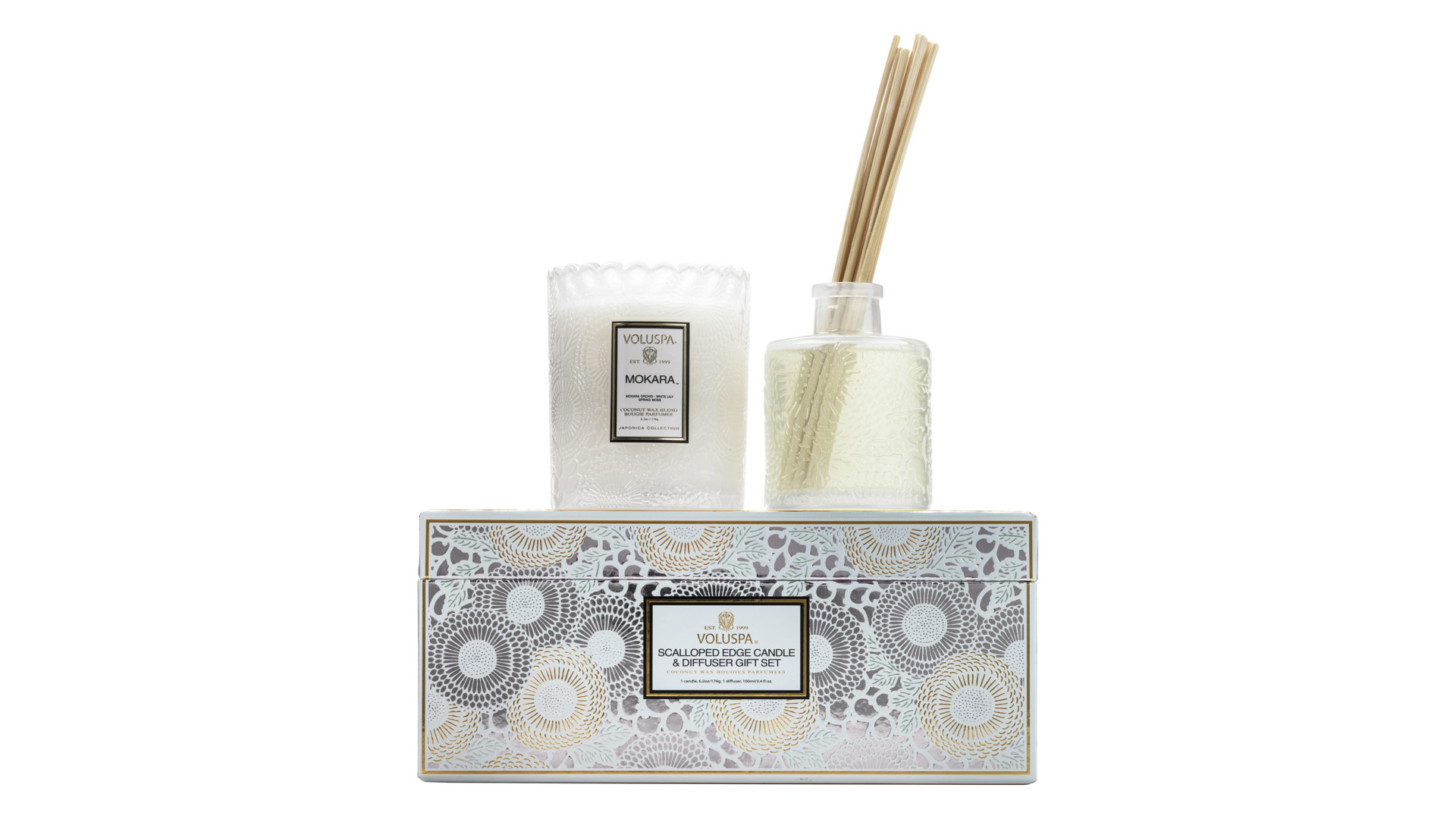 10664280 VOLUSPA Подарочный набор свеча и диффузор Voluspa "Орхидея"  - Вид №2