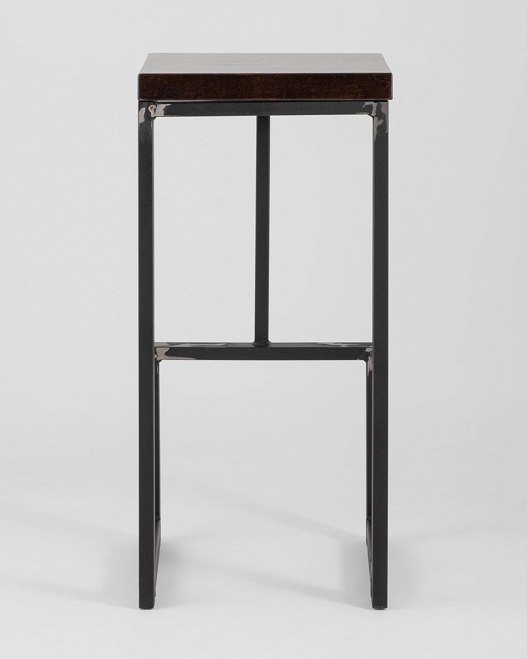 Полубарный стул коричневый с деревянным сиденьем "Альтрон" STOOL GROUP  00-3945993 Коричневый  - Вид №4