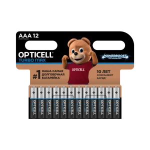 Батарейка алкалиновая Opticell Turbo Max LR03 AAA 12 шт. 89446267 STLM-2115250