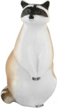 80345 Императорский фарфоровый завод Скульптура "Енот №1" Фарфор твердый 