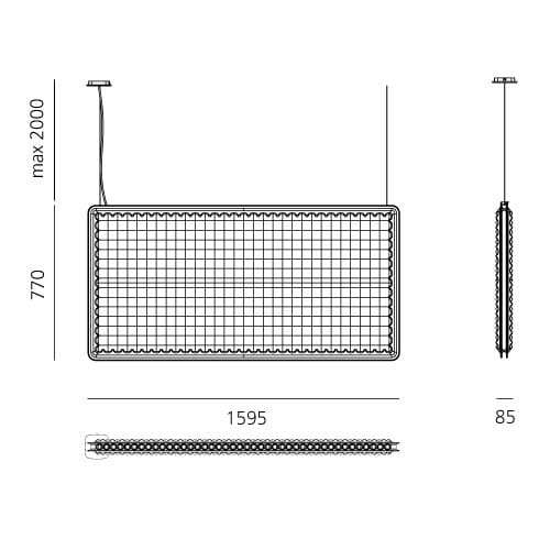 Акустическая подвесная панель из ткани Artemide Eggboard ARCH-00034584 - Вид №16