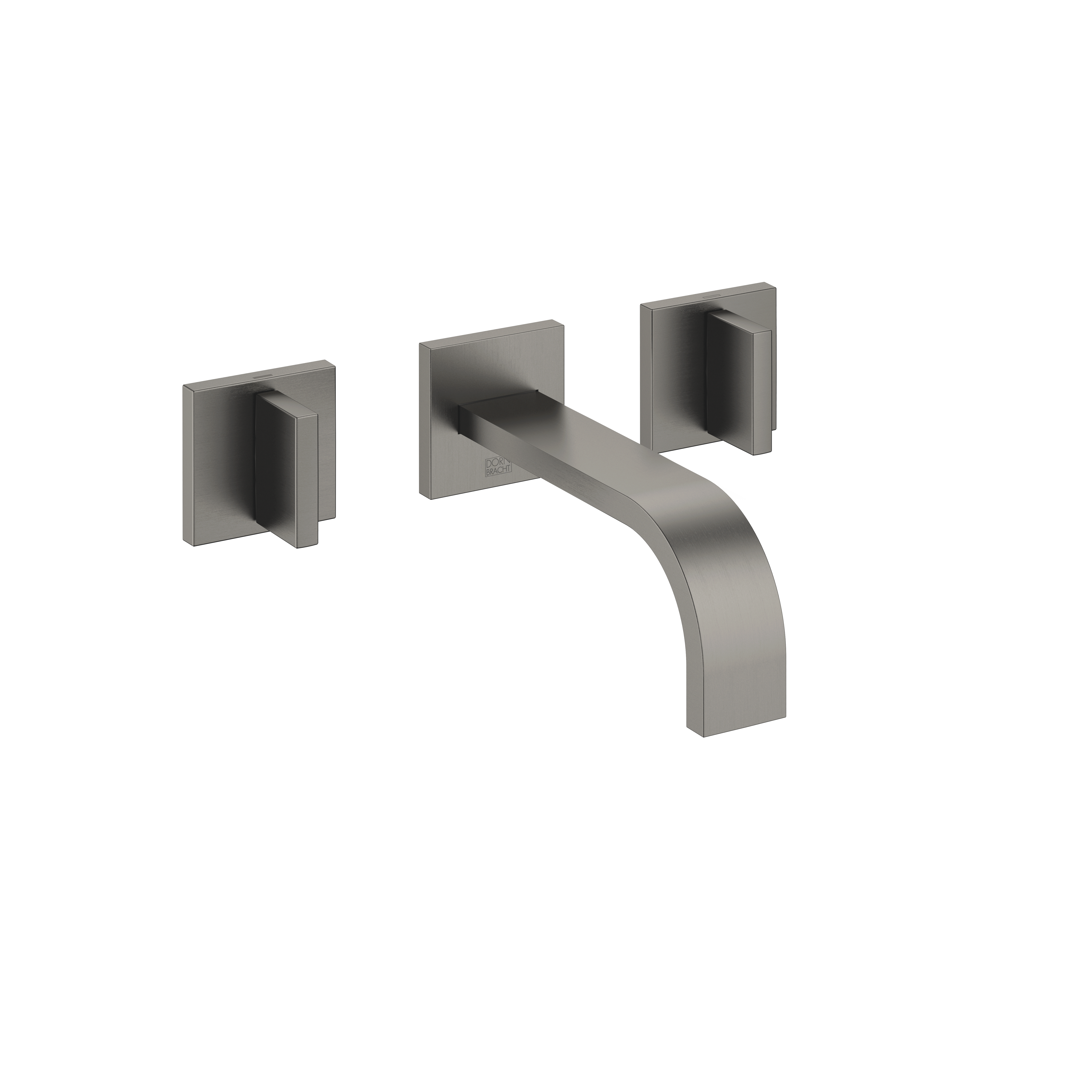 MEM Смеситель для раковины настенный без донного клапана - матовая темная платина 36707782-99 DornBracht