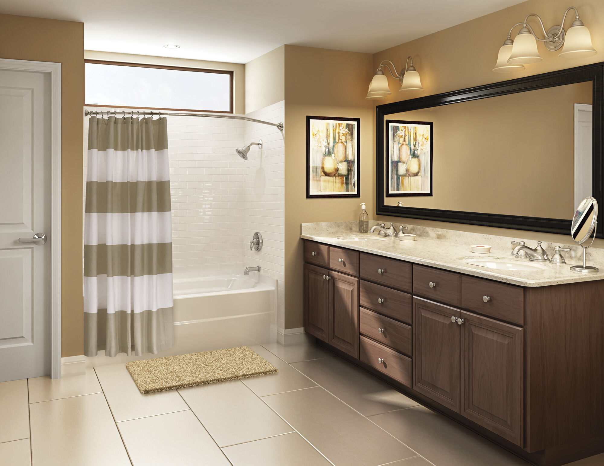 Ванна 54 x 30 дюймов - правый слив Delta Faucet 245430AR00 - Вид №1