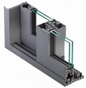 METRA Алюминиевая французская дверь с двойным остеклением