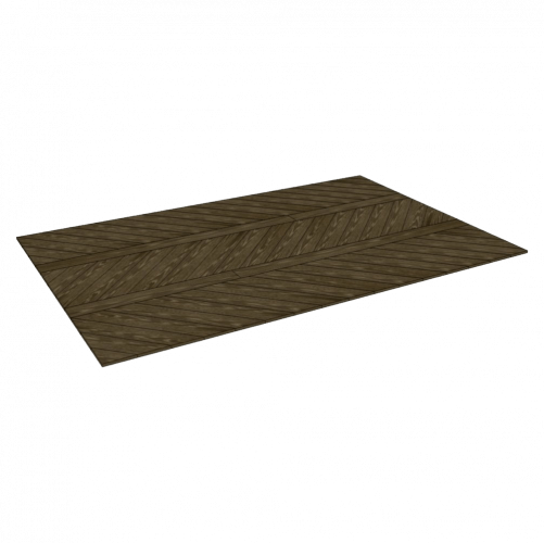 Паркет Ёлка Da Vinci Французская С Разбивкой Табачный Дуб Любая на выбор (Гладкая) 570х100 мм 2600700082 - Вид №1