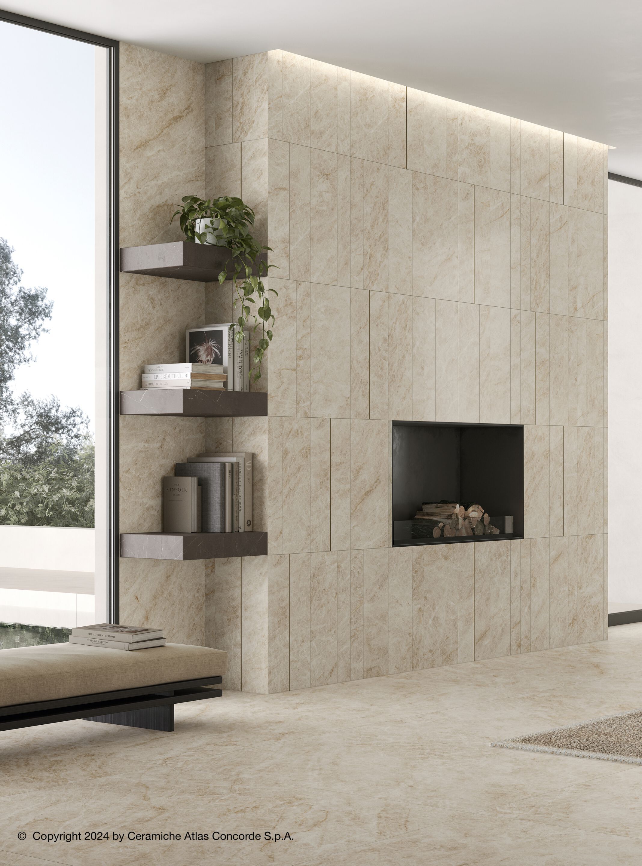 Пол / керамогранит с мраморным эффектом Atlas Concorde Marvel Diva ARCH-00083250 - Вид №25