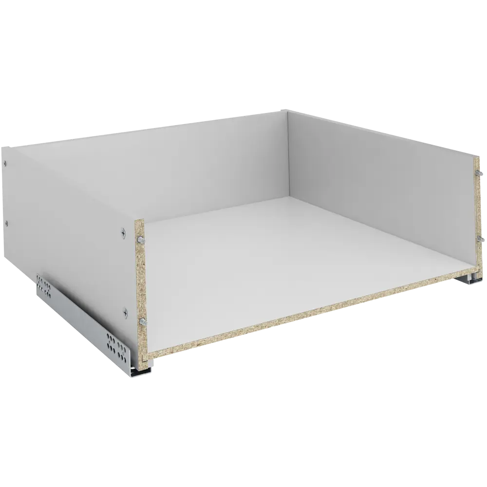 Выдвижной ящик Delinia для кухни 55.2×17.7×51.1 см серый ЛДСП 82169303 STLM-0021006