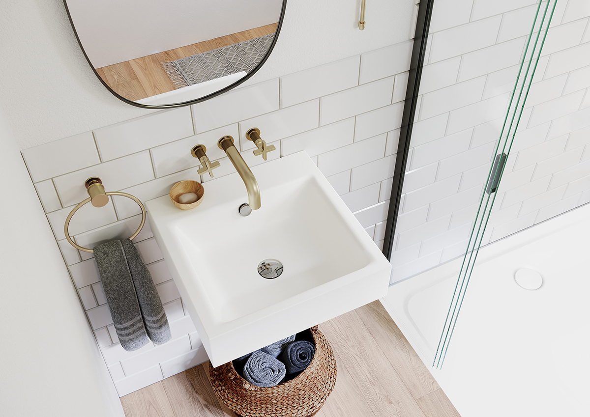 Умывальник KALDEWEI Сталь эмалированная 3163 455 холодный серый 70 31633319455 - Вид №6