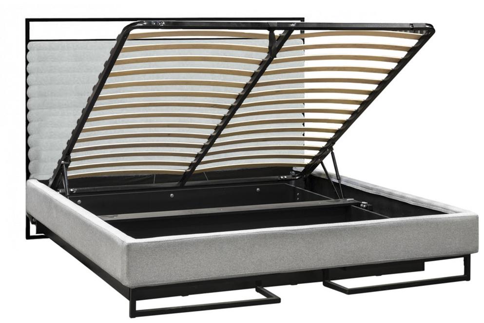 30680 Кровать с ортопедическим основанием и ящиком 1.8 Loft Грейс Стоун R-HOME 401720461h_Стоун - Вид №1