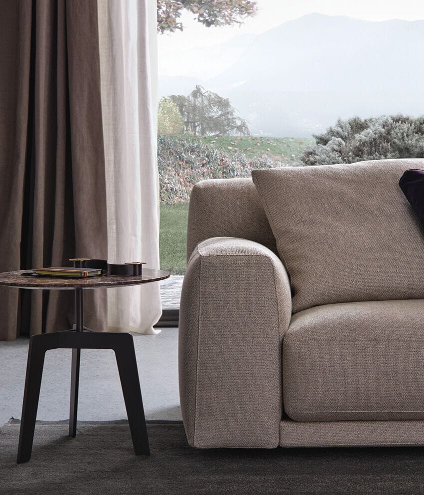 Круглый журнальный столик для гостиной Poliform ARCH-00052099 - Вид №1