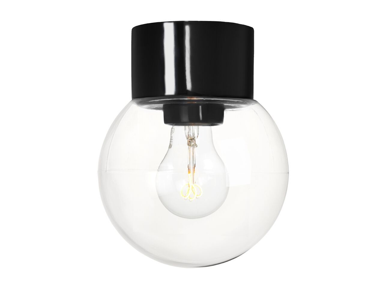 Настенный светильник / потолочный светильник из стекла и фарфора Ifö Electric Classic Globe ARCH-00080719 - Вид №1