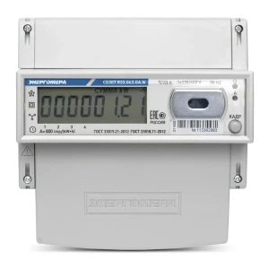 Счетчик электроэнергии Энергомера CE307 трехфазный цифровой 60 А