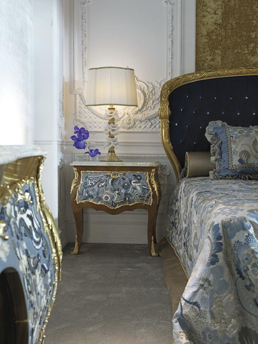 Bellotti Ezio Прикроватный столик из розового дерева со столешницей из оникса 3690 3691  - Вид №1