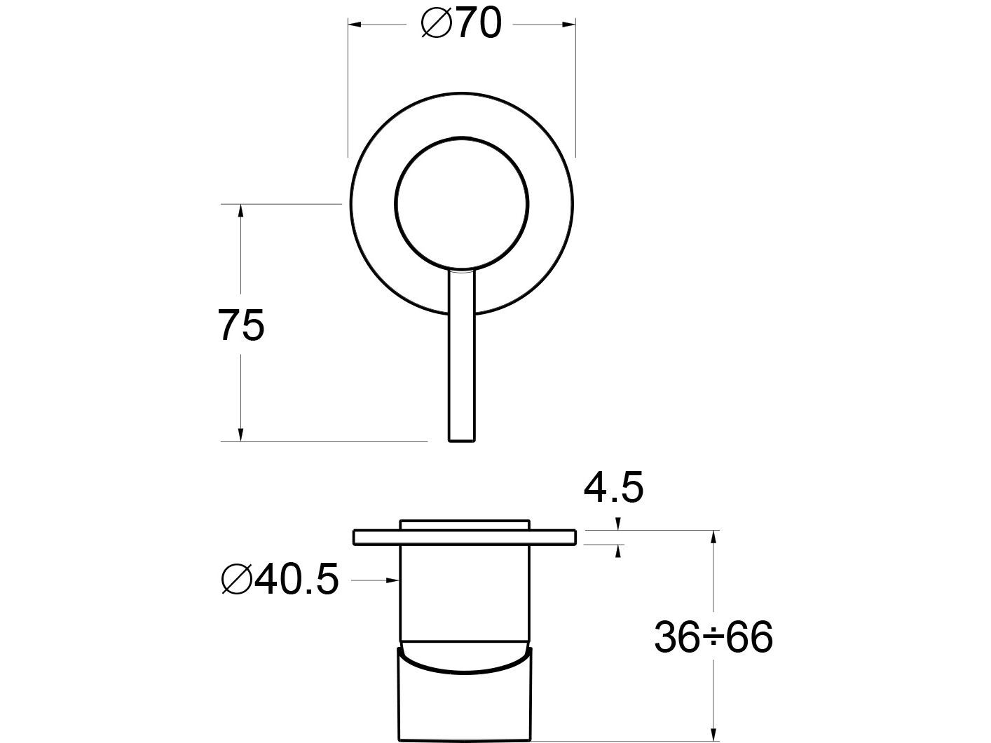 Однорычажный смеситель для душа GUGLIELMI RUBINETTERIE Sprint One ARCH-00089837 - Вид №2
