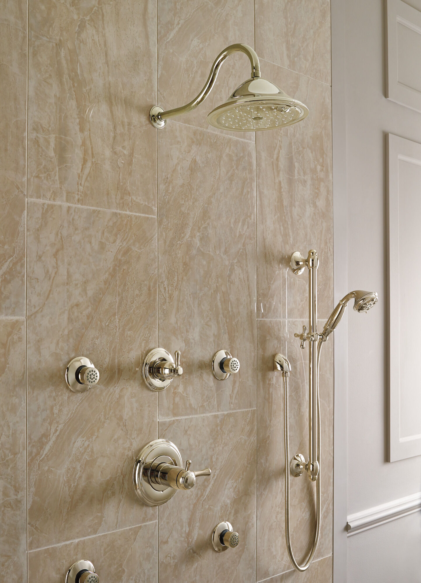 T17T297-PN Отделка для душа TempAssure® серии 17T Delta Faucet Cassidy Полированный никель  - Вид №4