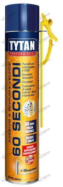 Tytan Professional Italia Сверхбыстрая универсальная клеевая пена  92932, 26661, 19943 