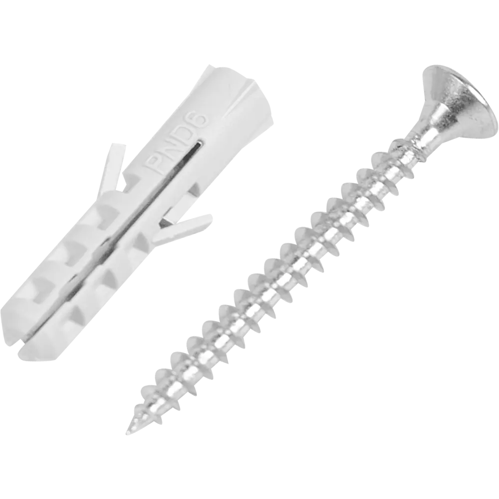 Дюбель нейлоновый Standers PND 6×30 мм с шурупами для бетона и кирпича 83387760 STLM-0040713 - Вид №3