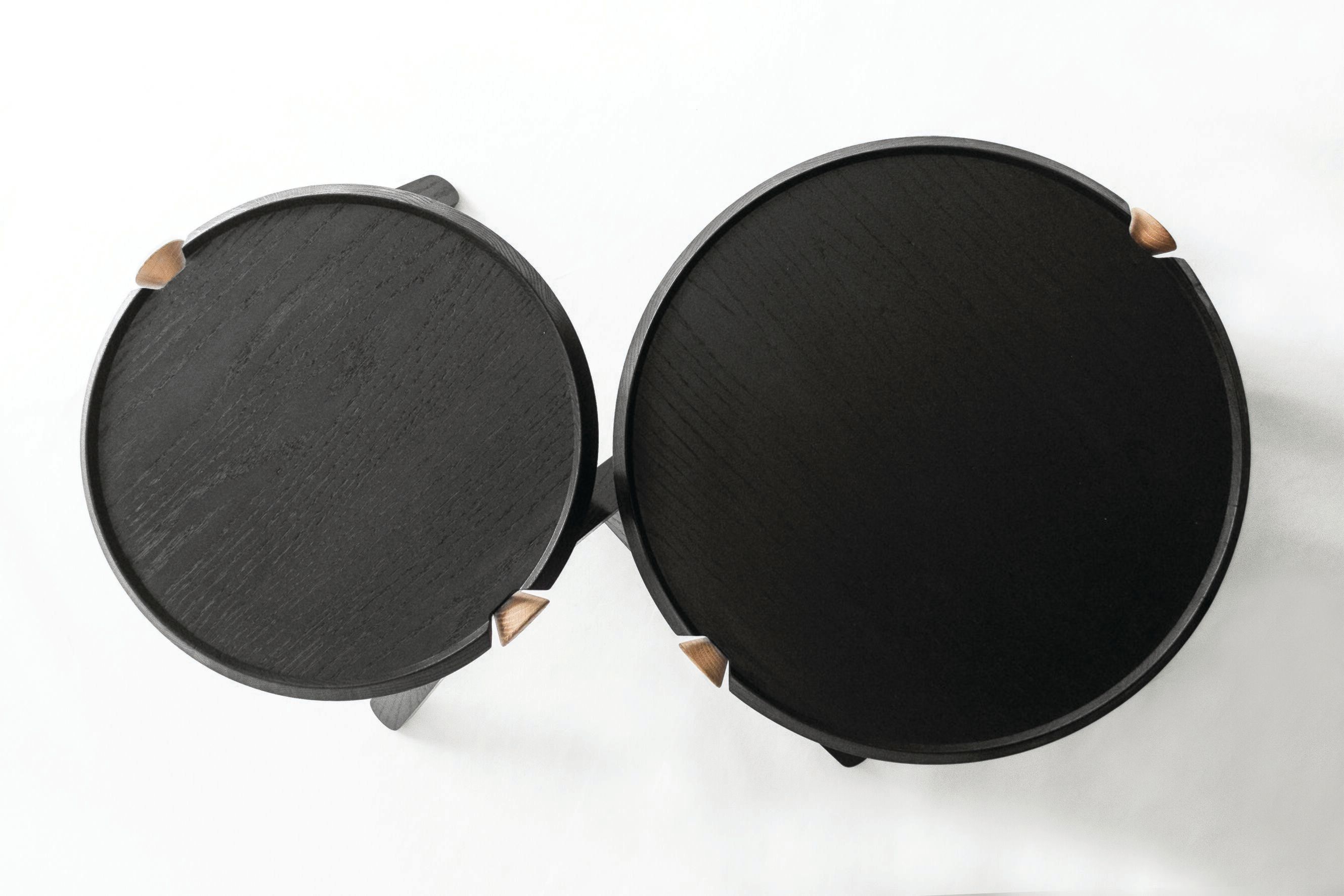 Круглый журнальный столик из ясеня Billiani Lilliput ARCH-00003813 - Вид №4