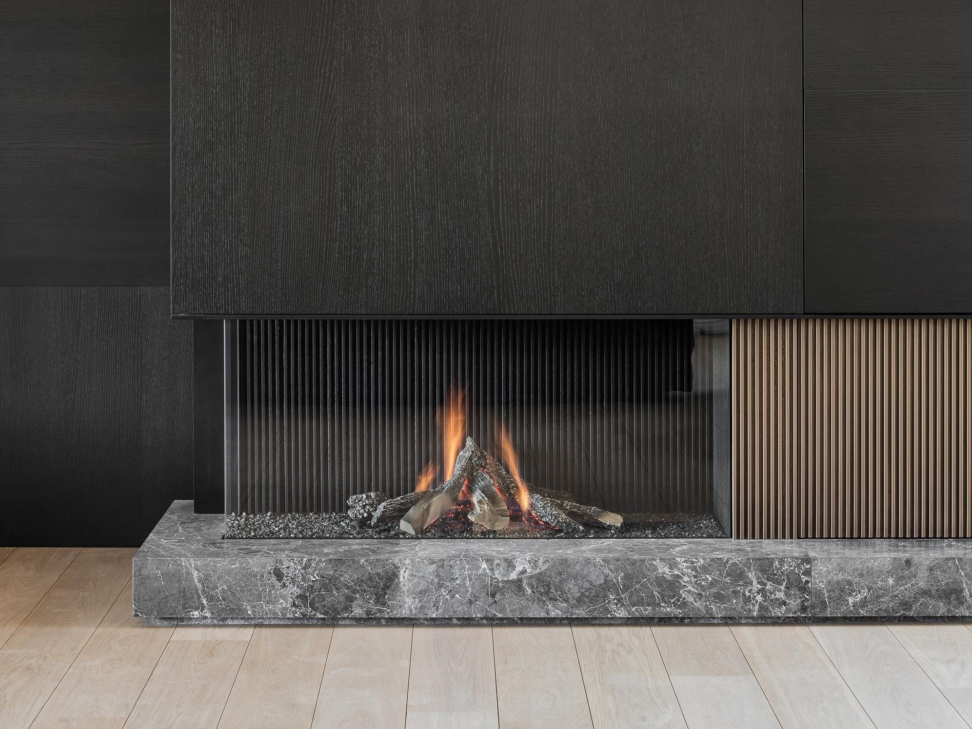 Газовый угловой камин Metalfire ARCH-00097231