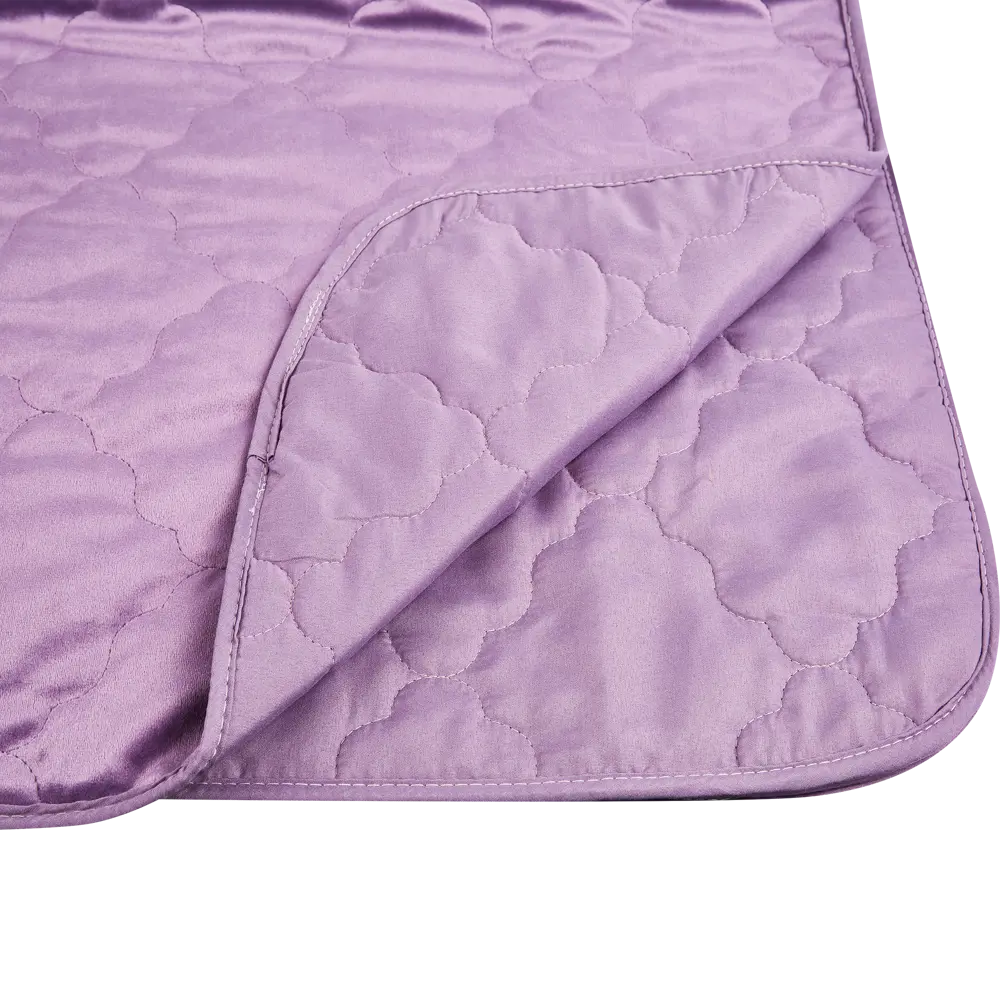 Покрывало Ромб 220x240 см бархат цвет сиреневый Бельвита STLM-2078955 - Вид №2