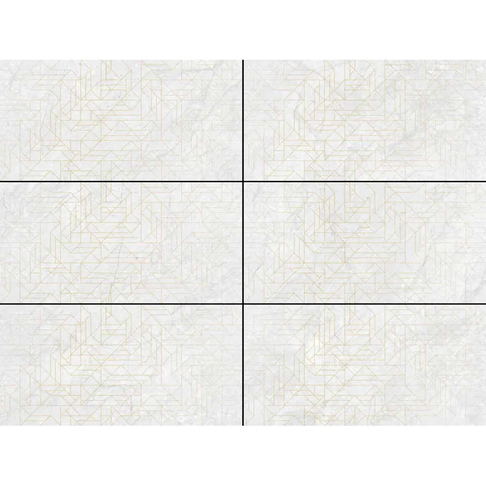 Вставка декоративная настенная Axima Фудзи 60x30 см матовая цвет светло-серый 89466392 STLM-2088811 - Вид №1
