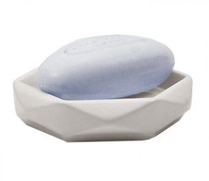 DA11(02) Gedy G-Dalia, настольная керамическая мыльница, белая керамика