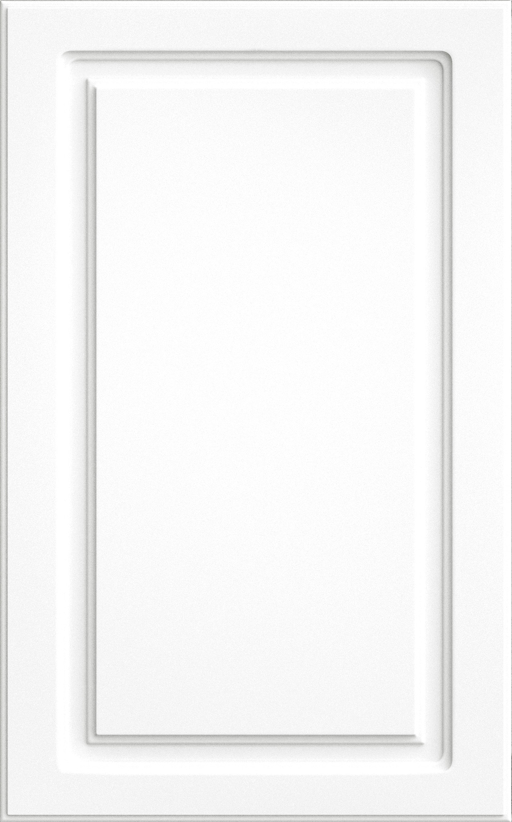 Фасады для кухни Классика Фрезеровка «Прямоугольник+» 101 Белый SIDAK SIST2695-498