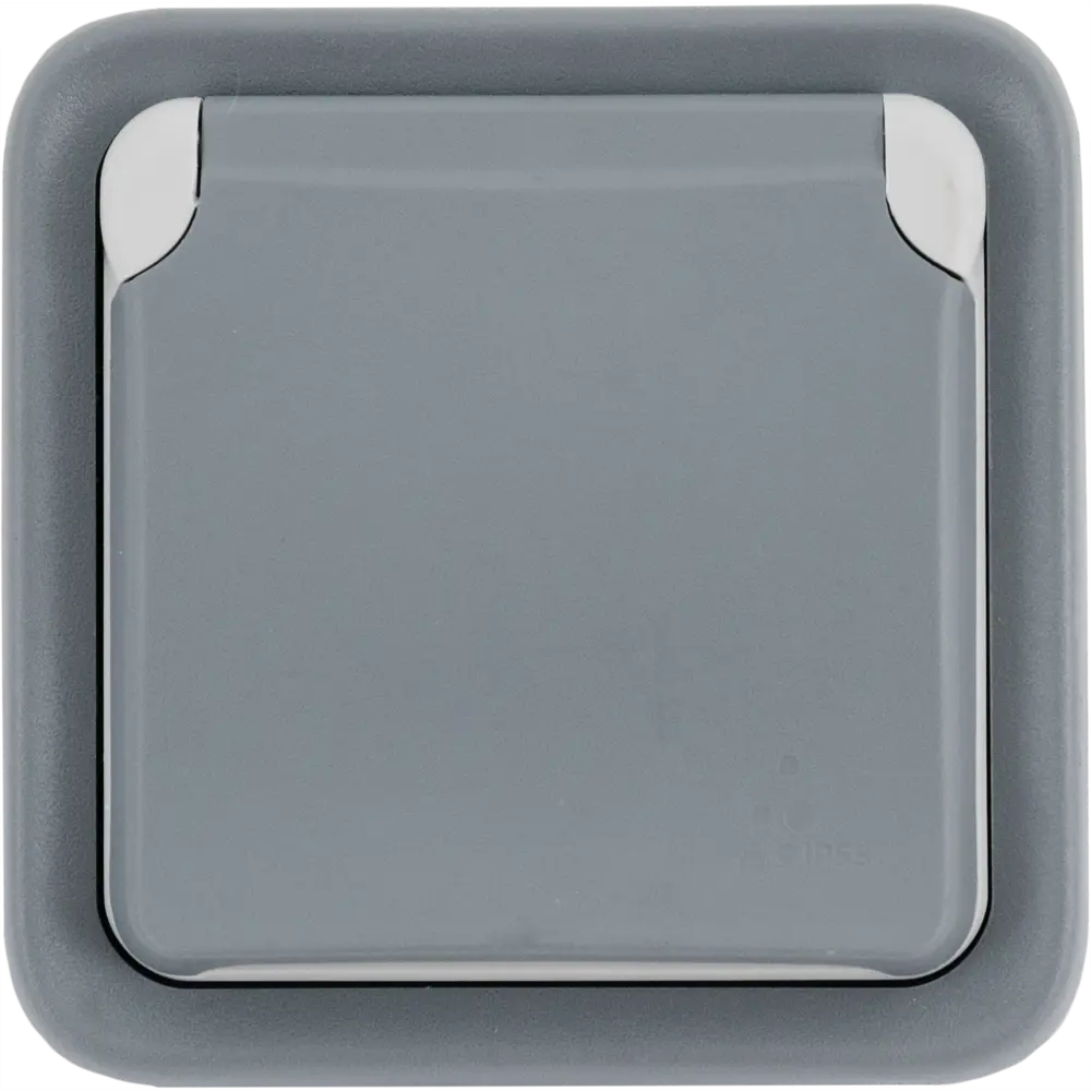 Розетка накладная Plexo с заземлением IP55 - IK07 16А в сборе, серая 13454474 STLM-2067464 legrand