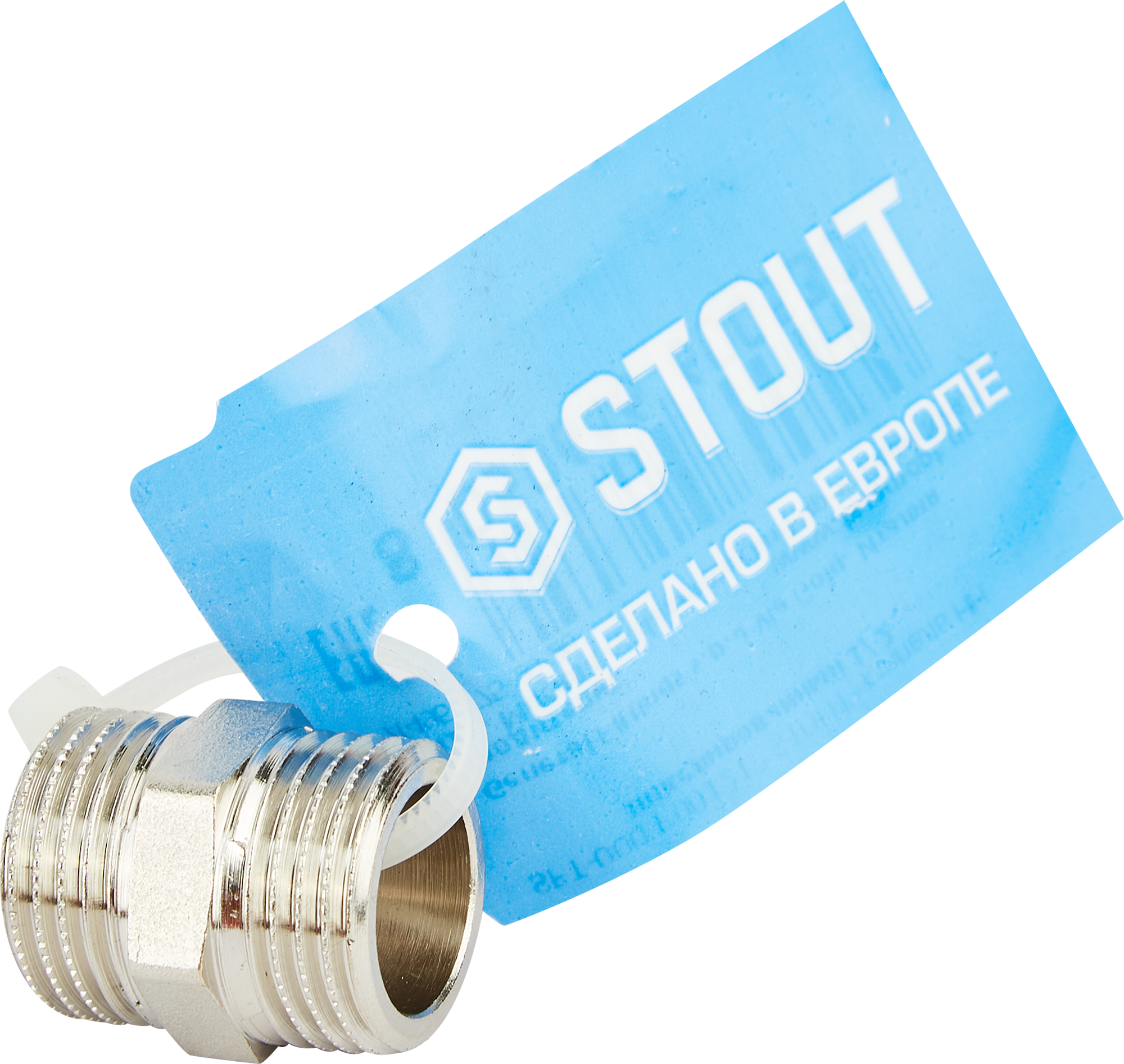 Ниппель STOUT 1/2" для водопроводных систем 82238815 STLM-0022620 - Вид №2