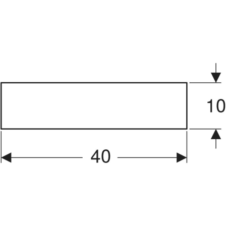 431020016 Боковая декоративная панель Geberit Bambini для детской раковины, более низкая раковина Geberit  - Вид №2
